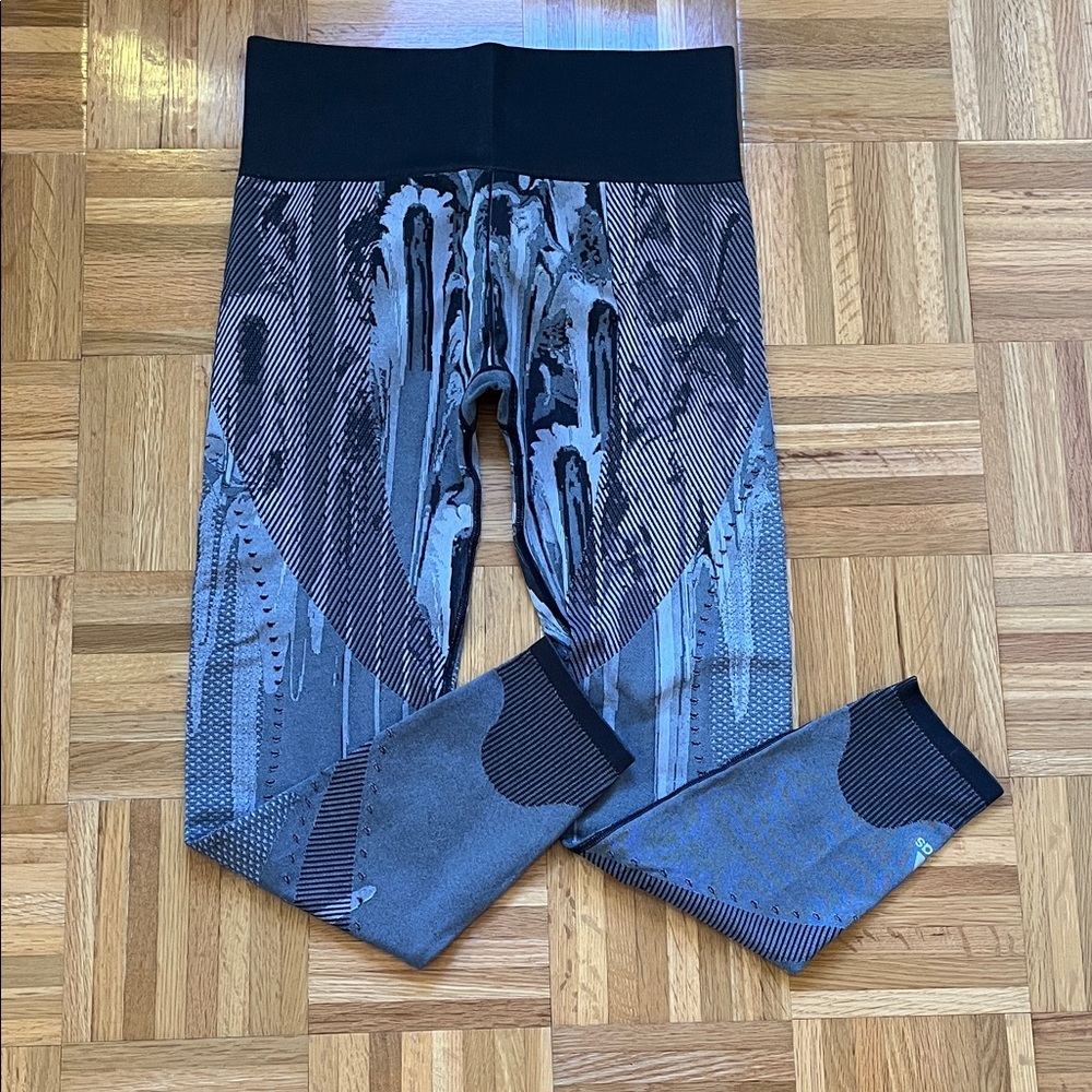 ADIDAS Primeknit Believe This Gray Seamless Tights Leggings